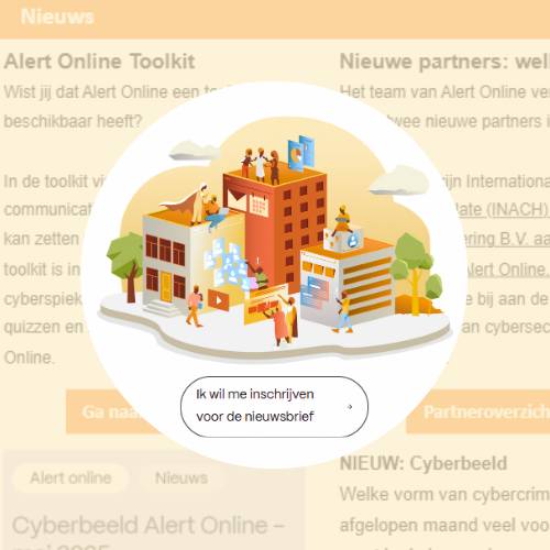 inschrijven voor de nieuwsbrief